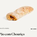PÃO CHOURIÇO COZIDO 120 GR CAIXA 60 REF. 42302