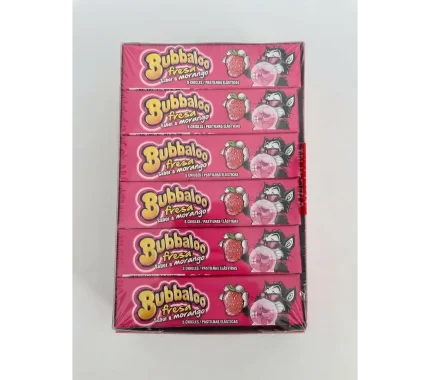 BUBBALOO 38 GR STRAWBERRY STICK 18 UNID 4055734