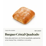 BURGER CRISTAL QUADRADO CXA 48 REF. 69444