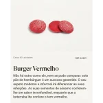 BURGER VERMELHO CXA 60 REF. 63429