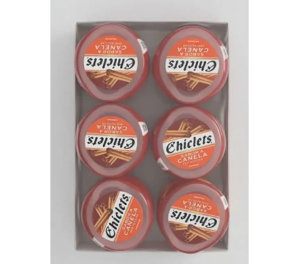 CHICLET 6X82.6G CANELA BOTTLE REF:10016154
