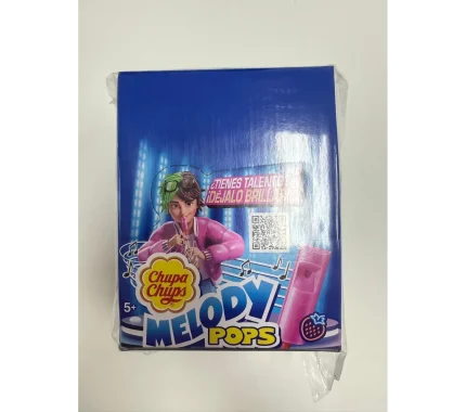 CHUPA CHUPS MELODY POPS MORANGO 48 UNID 858634