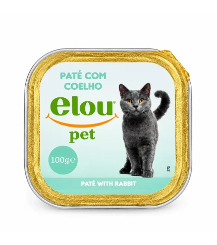 ELOU PET PATE GATO COELHO 100 GR CX 32