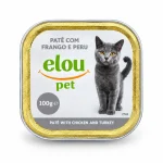ELOU PET PATE GATO FRANGO/PERU 100 GR CX 32