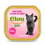 ELOU PET PATE GATO VACA 100 GR CX 32