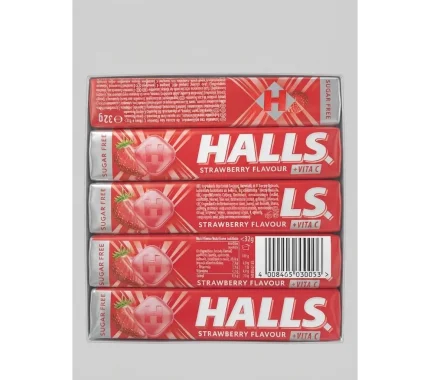 HALLS 20X32 VITA C S/A MORANGO 20PK REF:4266677