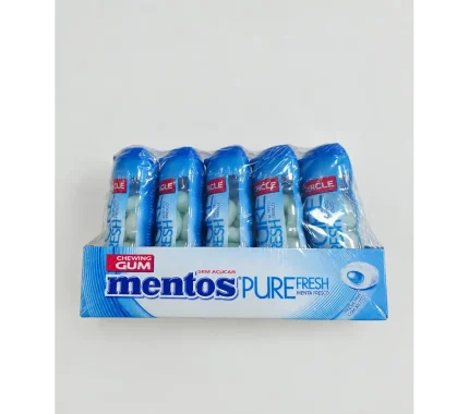MENTOS GUM POCKET BOTTLE MENTA FRESCA 10X30 REF.1678775
