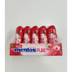 MENTOS GUM POCKET BOTTLE MORANGO 10X30 REF.1678703