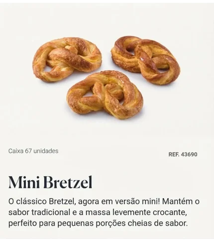 MINI BRETZEL (APROX 67UN) 3KG REF.43690