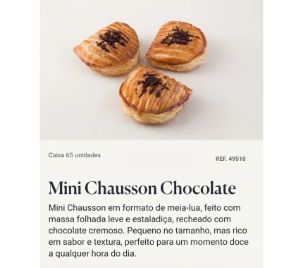 MINI CHAUSSON CACAU 65X40GR REF: 49510
