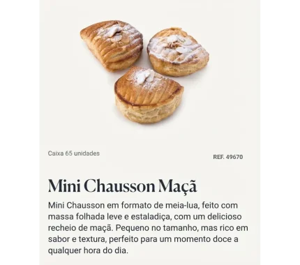 MINI CHAUSSON MAÇA 65X40GR REF: 49670