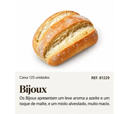 PÃO BIJOU CXA 125 REF. 81229