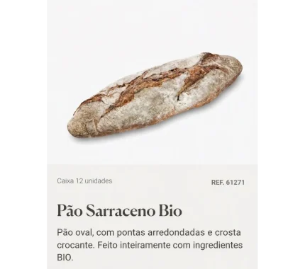 PÃO SARRACENO BIO CXA 12 REF. 61271