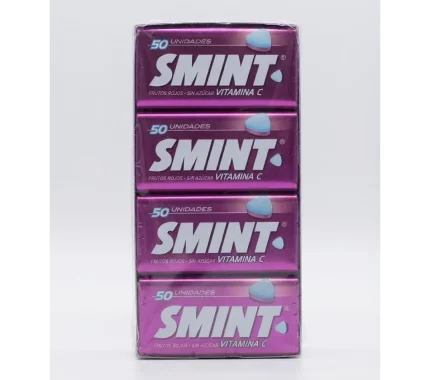 SMINT TIN FRUTOS VERMELHOS CAIXA 12 UNID