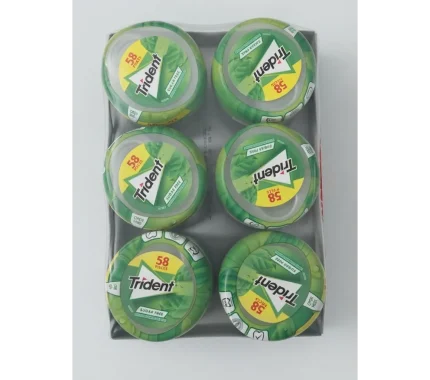TRIDENT 6X82.6G SPEARMINT BOTTLE REF:4031247