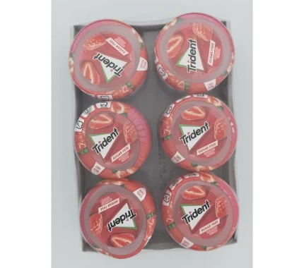 TRIDENT 6X82.6G STRAWBERRY BOTTLE REF:4031236