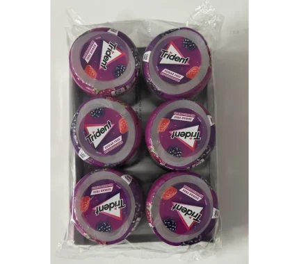 TRIDENT 6X82.6G WILD BERRY BOTTLE REF:4031244